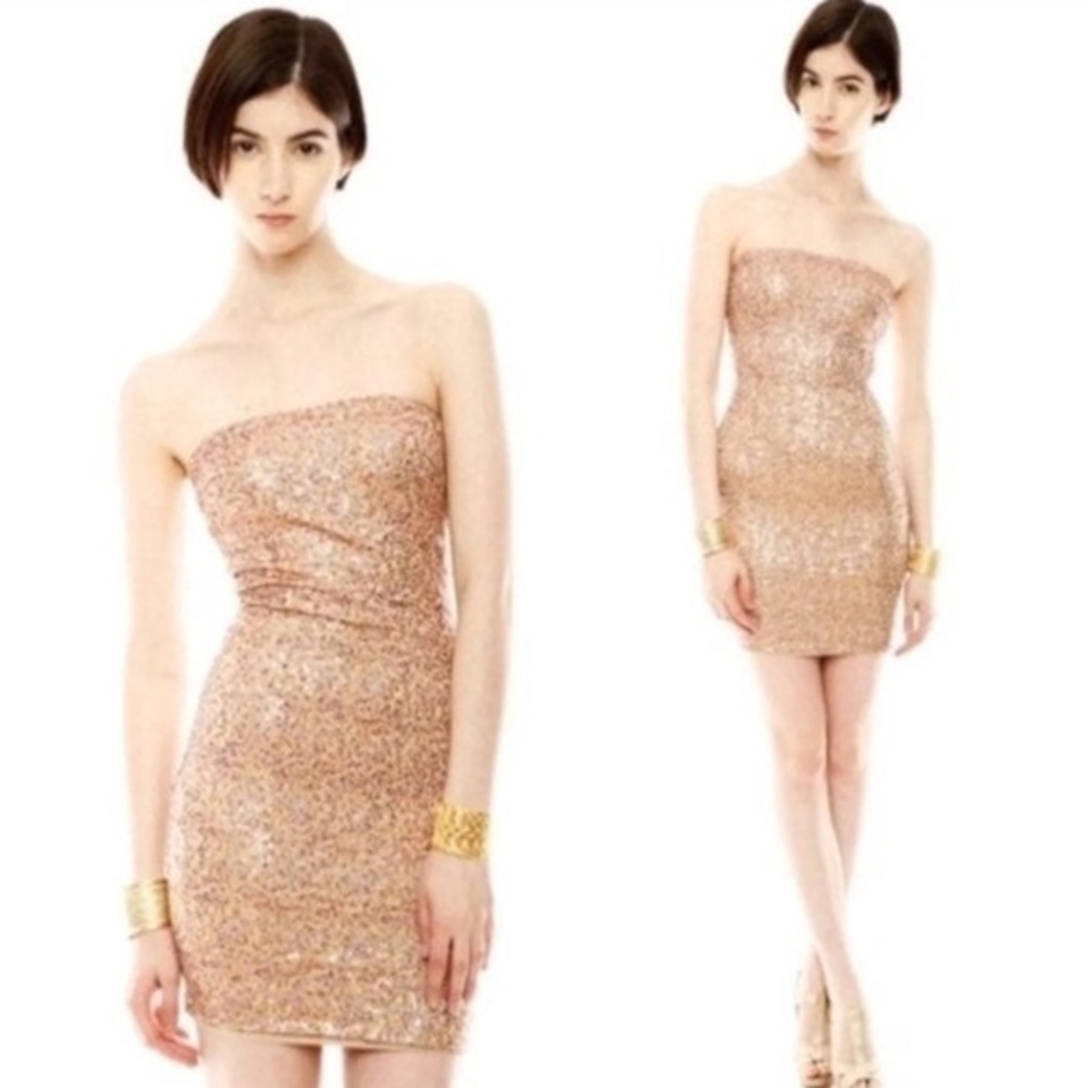 DTP Marlayna Sequin Bandeau Dress